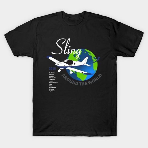 Sling Around The World 2015 T-Shirt by ocsling